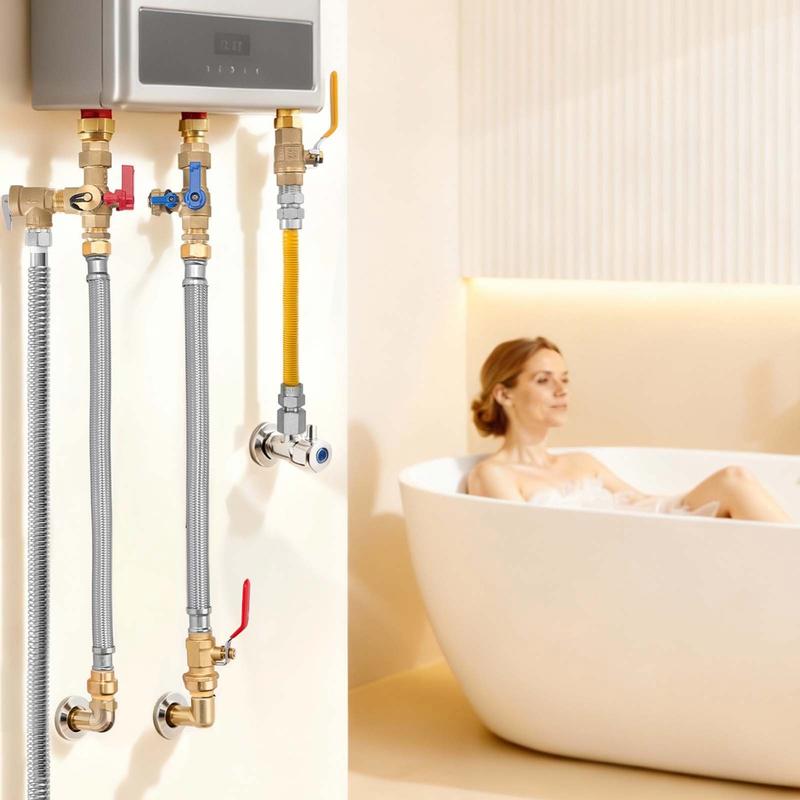 Water Heater Kit, Push-Fit Val - Braided Line ulasan dan harga