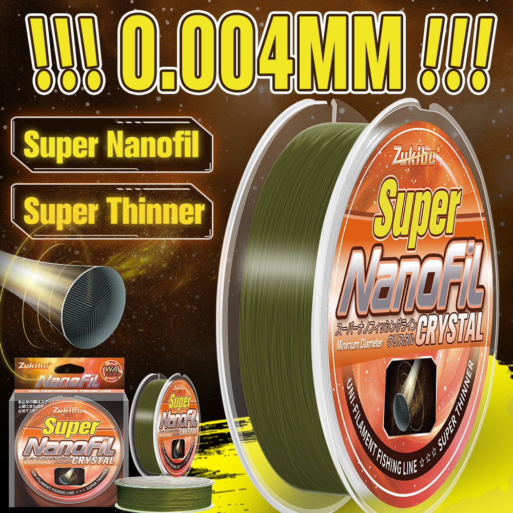 ZUKIBO Nanofil Crystal Unifila - Copolymer Line ulasan dan harga