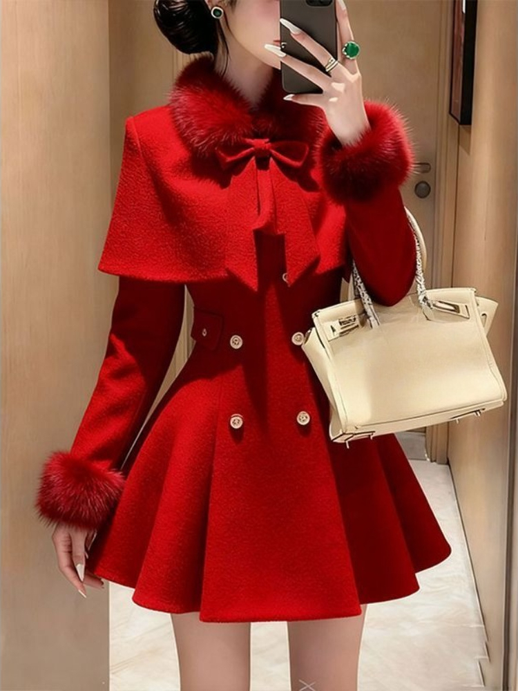 French Elegant Vintage Woolen  - Fly Line ulasan dan harga