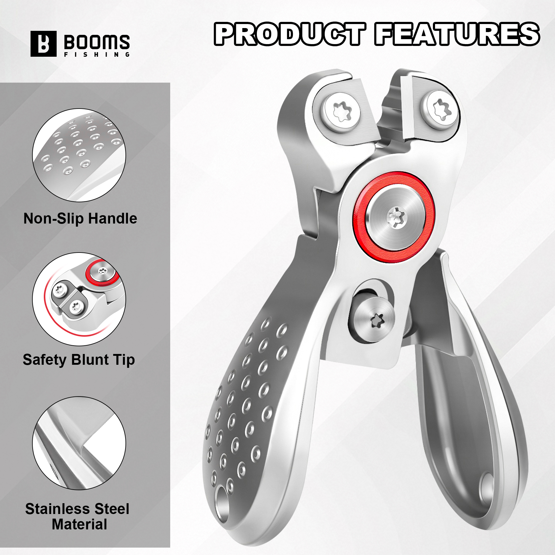 Booms Fishing  Mini Stainless  - Fishing Line Cutter ulasan dan harga