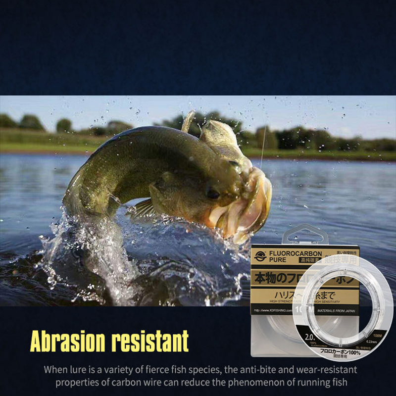 99% Fluorocarbon Fishing Line  - Ice Fishing Line ulasan dan harga