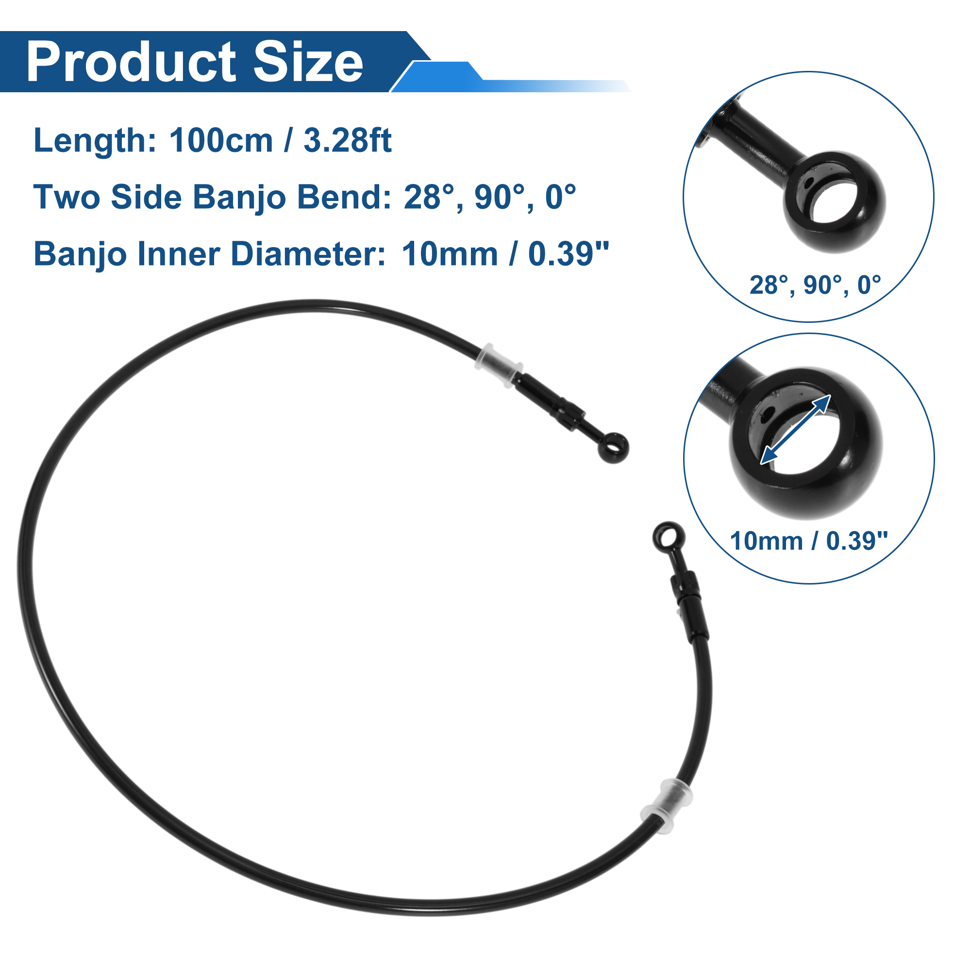 Motoforti 100cm Motorcycle Bra - Braided Line ulasan dan harga