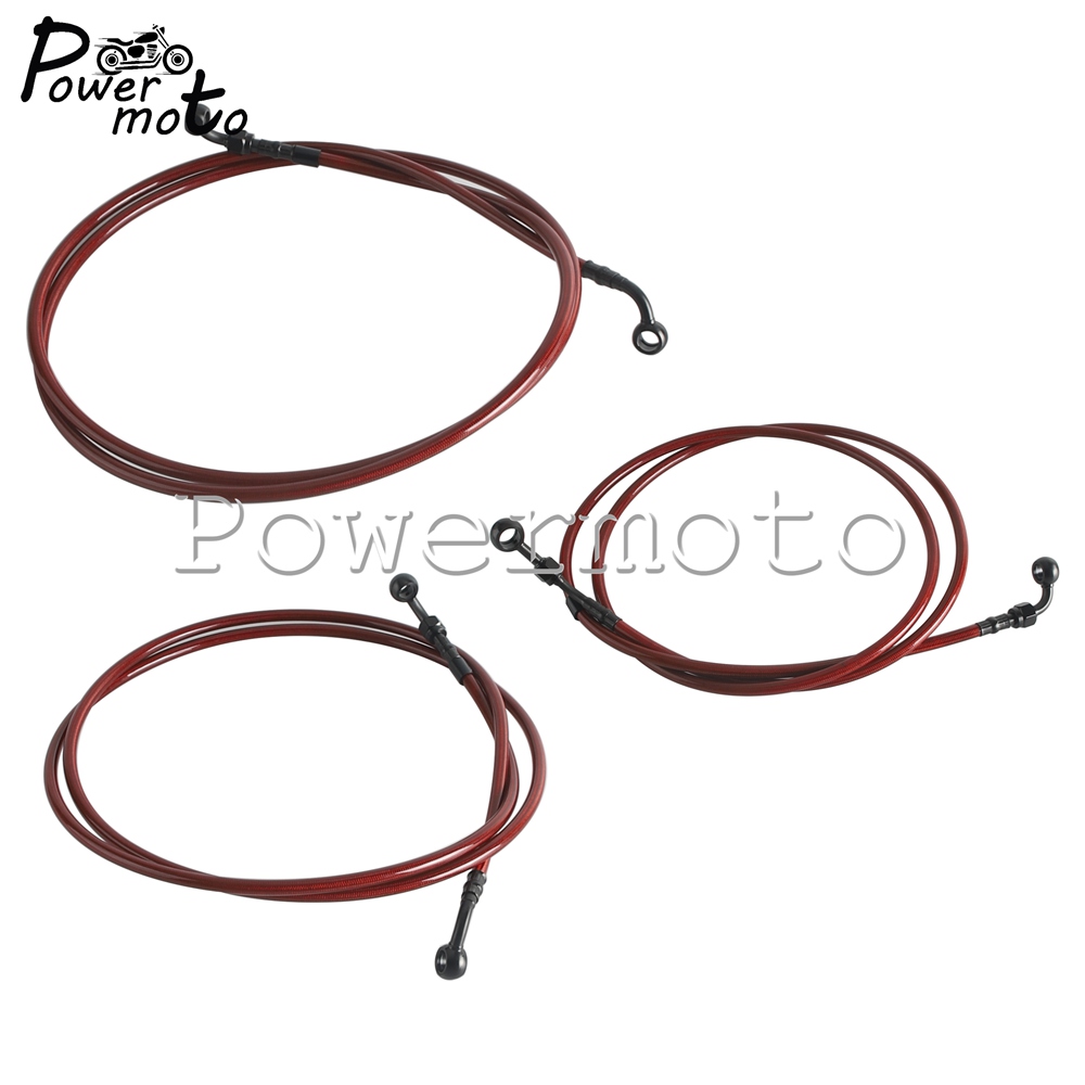 Motorcycle Extended Brake Line - Braided Line ulasan dan harga