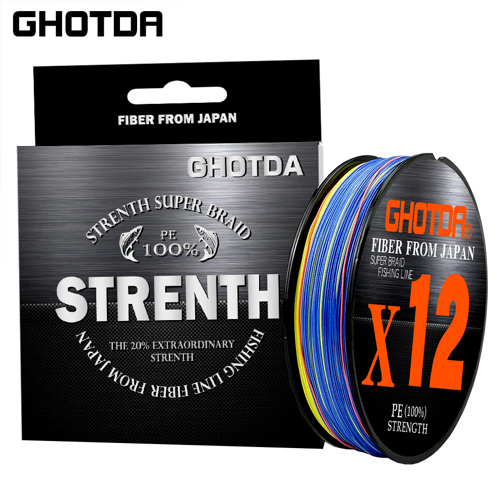 Braided Fishing Line 12 Strand - Ice Fishing Line ulasan dan harga