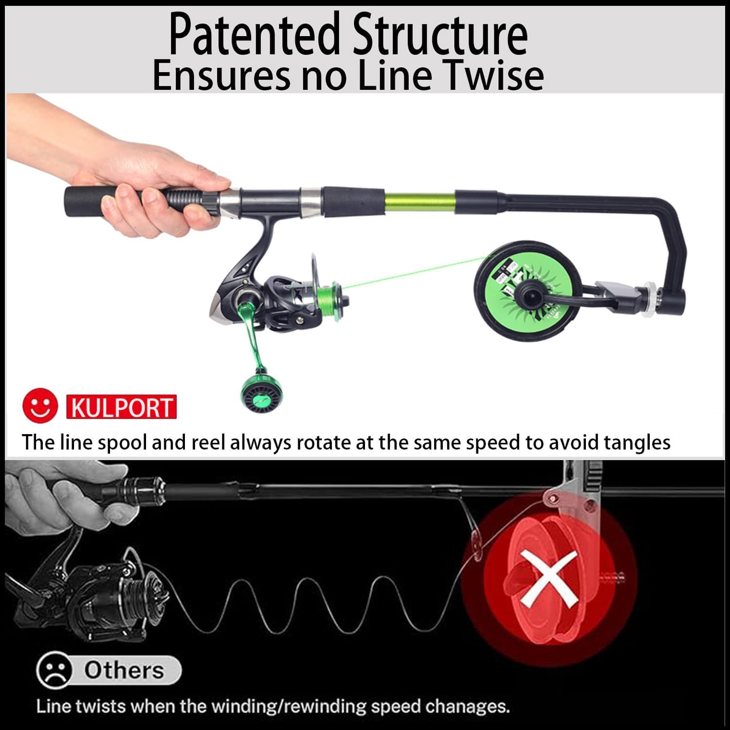 Fishing Line Spooler, Adjustab - Monofilament Line ulasan dan harga