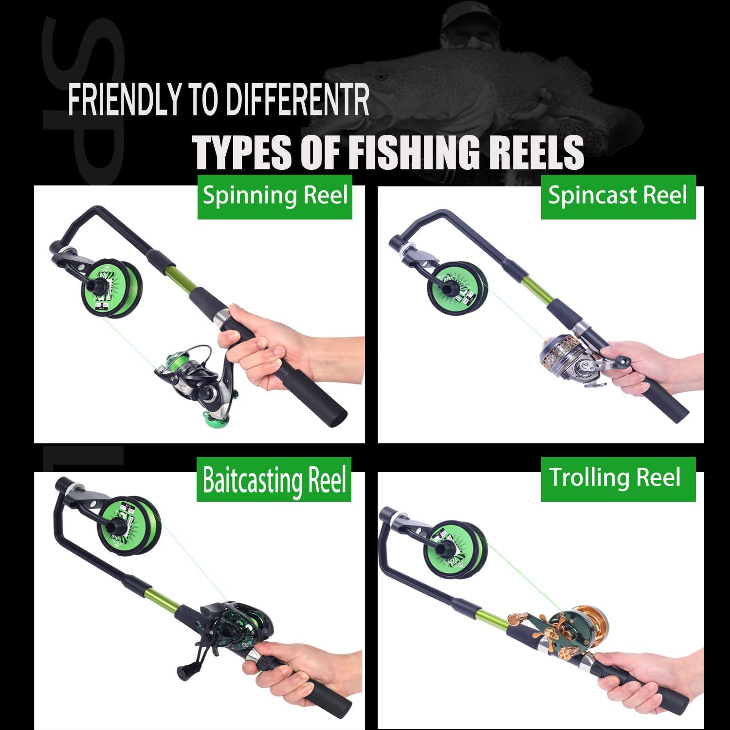 Fishing Line Spooler, Adjustab - Monofilament Line ulasan dan harga
